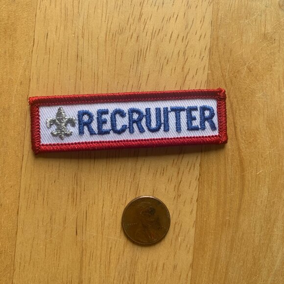 SCOUTS - NEW Boy Scouts Of America RECRUITER Patch, segment, tab, BSA - Picture 4 of 4